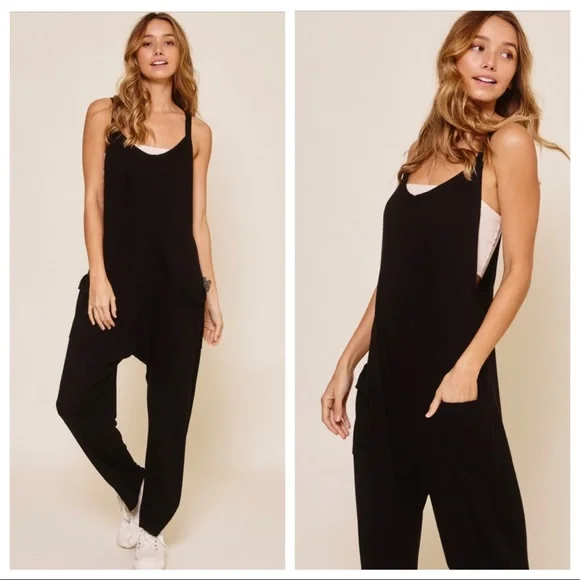 ✨RESTOCK✨Favorite ✨Rachel Boho Solid Harem Jumpsuit - Picture 4 of 4